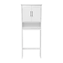 Flash Furniture Vega 66.25" Over the Toilet Storage Cabinet Organizer with 3 Shelves, White (FSVEGABATH1WH)~#|#~sp234125161_sc7