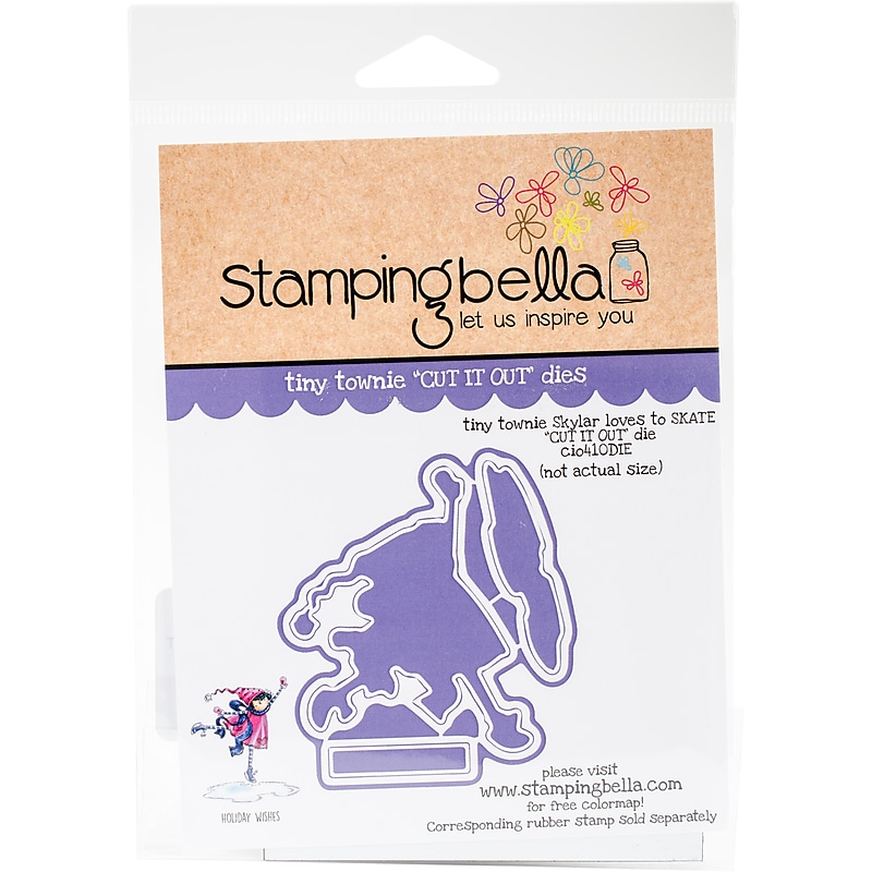Stamping Bella Skylar Loves To Skate Stamping Bella Cut It Out Dies (CIO410) image 1