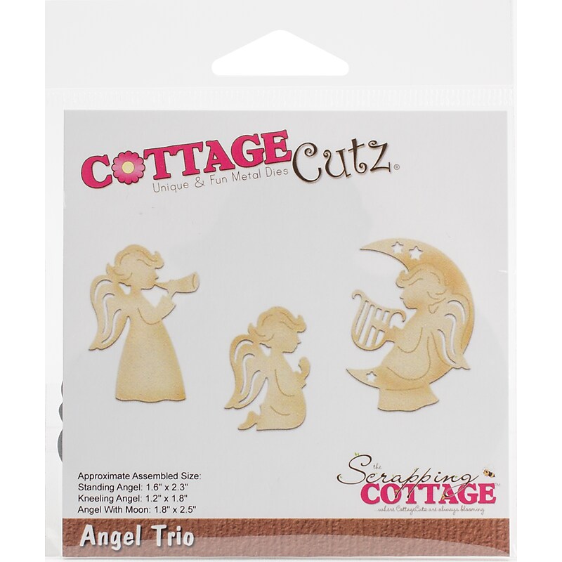 CottageCutz Angel Trio Die, Gray/Silver (CC331) image 1