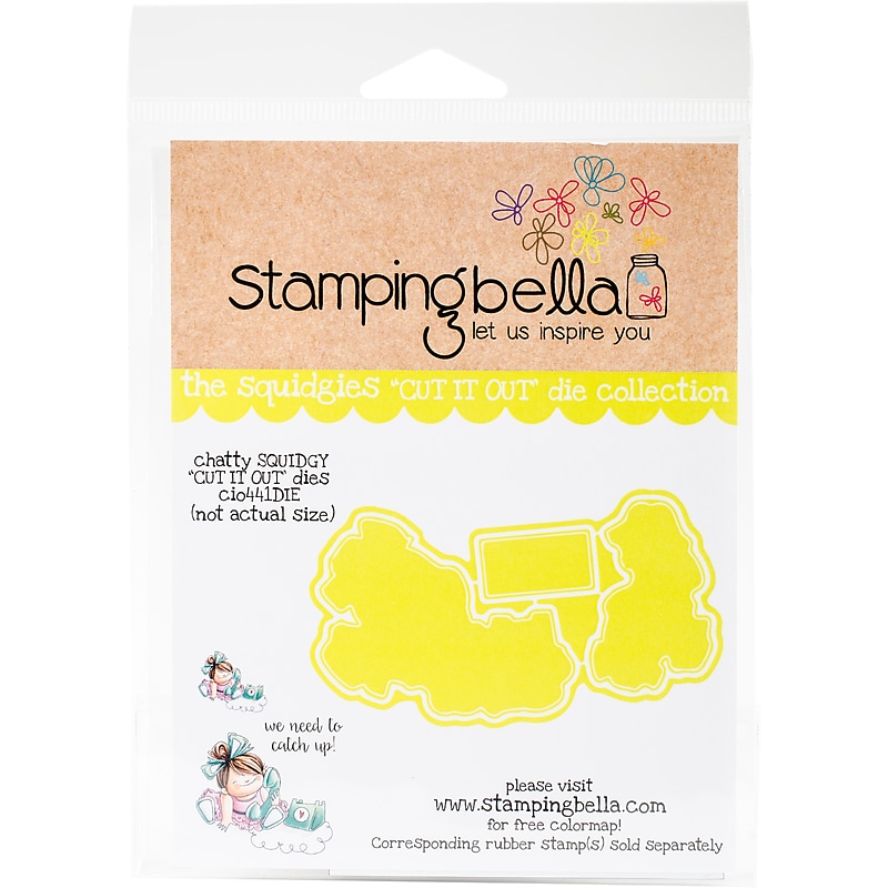 Stamping Bella Chatty Squidgy Stamping Bella Cut It Out Dies (CIO441) image 1