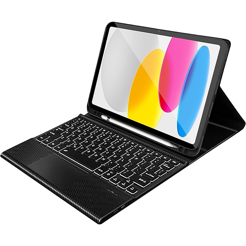SaharaCase Keyboard Case with Track Pad for iPad 11'' (A16) and iPad 10.9" (10th Gen), Black (TB00280) image 1