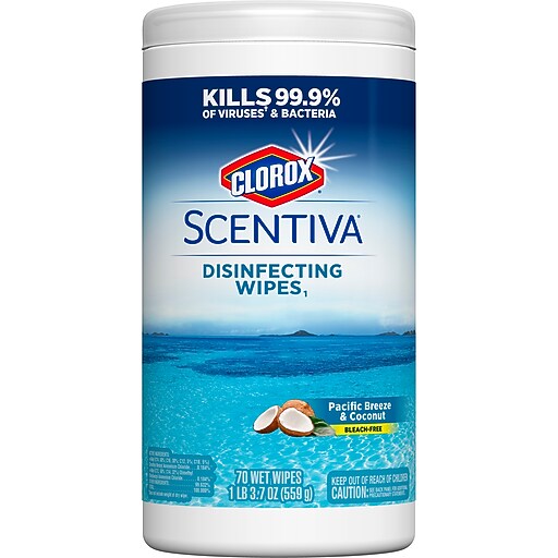 Shop Staples For Clorox Scentiva Disinfecting Wipes Pacific