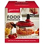 gia'sKITCHEN 4-Cup Multipurpose Manual Food Processor, Red & Black (23057)~#|#~sp234306258_sc7