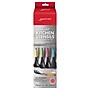 gia'sKITCHEN 5-Piece Kitchen Utensils Set with Integrated Tool Rest, Multicolored (24507)~#|#~sp234312166_sc7
