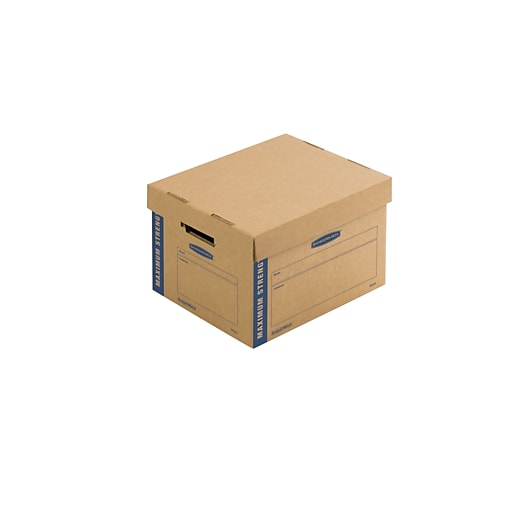 Bankers Box® SmoothMove 15 x 10 x 12 Moving Box, Kraft, 5