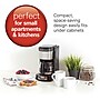 Hamilton Beach FrontFill 5-Cups Compact Coffee Maker, Black & Stainless Steel (46111)~#|#~sp234451084_sc7