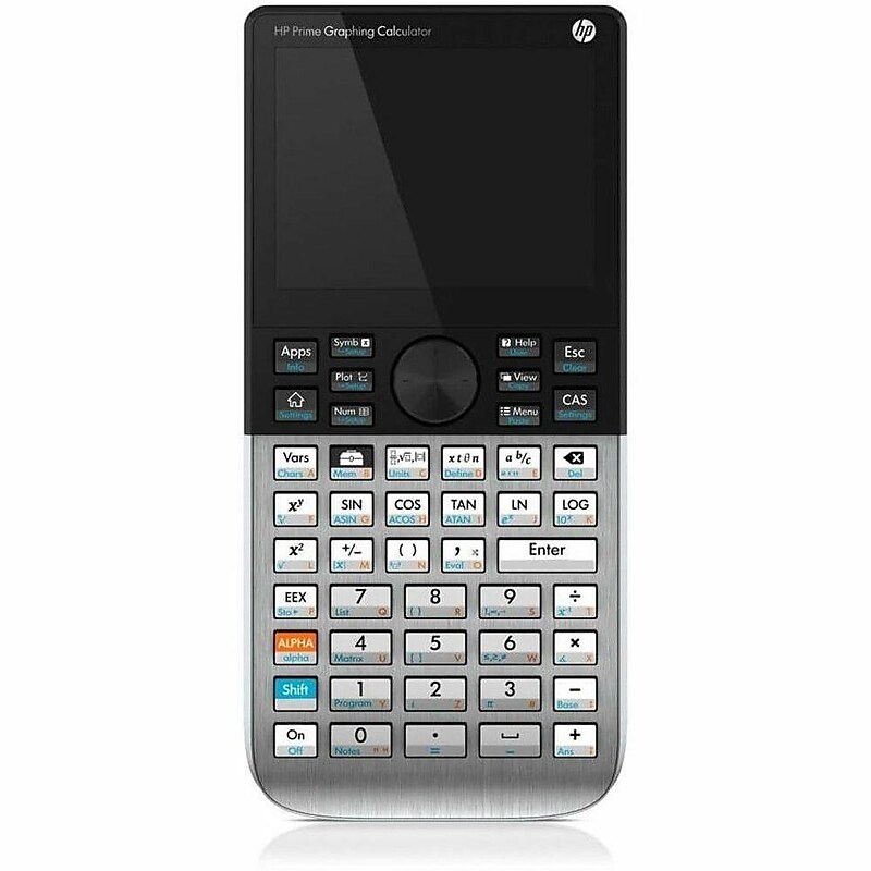 HP Prime CAS Graphing Calculator, Black/Silver (PPRIME#INT) image 1