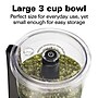 Hamilton Beach Stack & Press 3-Cup Chopper, Black (72850)~#|#~sp234451115_sc7