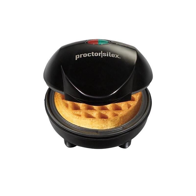 Proctor Silex Petite Waffle Maker, Black (26100HB) image 1