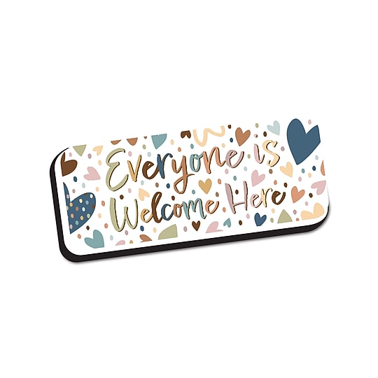 Ashley Productions Magnetic Whiteboard Eraser, Everyone is Welcome, Pack of 6 (ASH09979-6)~#|#~sp234456214_sc7