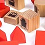 MINILAND Wooden Stacking Castle, Multicolored (MLE94050)~#|#~sp234464106_sc7