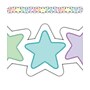 Teacher Created Resources Pastel Pop Stars Die-Cut Border Trim, 2.92', 12/Pack, 6 Packs/Bundle (TCR8432-6)~#|#~sp234467648_sc7