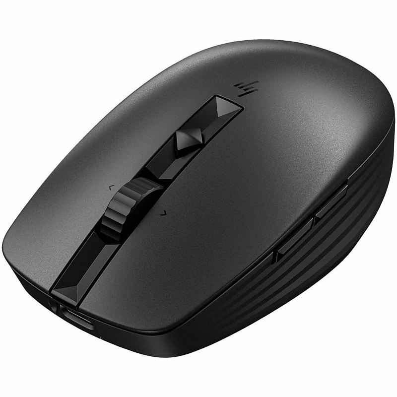 HP 710 Rechargeable Silent Wireless Ergonomic Laser Mouse, Black (HP6E6F2AA) image 1