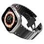 Worryfree Gadgets Stainless Steel Wristband for Apple Watch Ultra, Black, 49mm (LX06-BLK49)~#|#~sp235020023_sc7