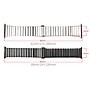 Worryfree Gadgets Stainless Steel Wristband for Apple Watch Ultra, Black, 49mm (LX06-BLK49)~#|#~sp235020026_sc7