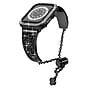 Worryfree Gadgets Metal Wristband with Bumper Case for Apple Watch, Black, 42mm (SD1618-BLK42)~#|#~sp235020082_sc7