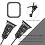 Worryfree Gadgets Metal Wristband with Bumper Case for Apple Watch, Black, 42mm (SD1618-BLK42)~#|#~sp235020085_sc7