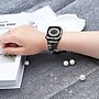 Worryfree Gadgets Metal Wristband with Bumper Case for Apple Watch, Black, 42mm (SD1618-BLK42)~#|#~sp235020087_sc7