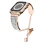 Worryfree Gadgets Metal Wristband with Bumper Case for Apple Watch, Rose Gold, 45mm (SD1618-RGD45)~#|#~sp235020098_sc7