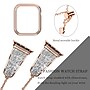 Worryfree Gadgets Metal Wristband with Bumper Case for Apple Watch, Rose Gold, 45mm (SD1618-RGD45)~#|#~sp235020099_sc7