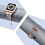 Worryfree Gadgets Metal Wristband with Bumper Case for Apple Watch, Rose Gold, 45mm (SD1618-RGD45)~#|#~sp235020100_sc7
