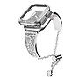 Worryfree Gadgets Metal Wristband with Bumper Case for Apple Watch, Silver, 41mm (SD1618-SLV)~#|#~sp235020102_sc7