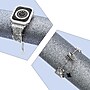 Worryfree Gadgets Metal Wristband with Bumper Case for Apple Watch, Silver, 41mm (SD1618-SLV)~#|#~sp235020105_sc7