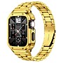 Worryfree Gadgets Uni-Body Metal Wristband for Apple Watch, Gold, 49mm (WX157-GLD49)~#|#~sp235020684_sc7
