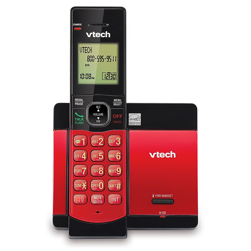 VTech Cordless Telephone, Red (CS5119-16) image 1