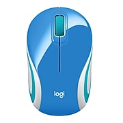 Logitech M187 Advanced Wireless Optical Mouse, Palace Blue (910-005360)