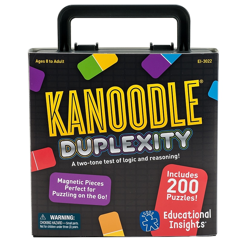 Educational Insights Kanoodle Duplexity, Brain Teaser Puzzle Challenge Game for Kids, Teens, and Adults, Ages 7+ (3022) image 1