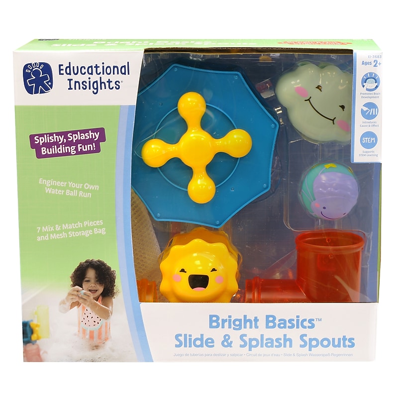 Educational Insights Bright Basics Slide & Splash Spouts (3683) image 1