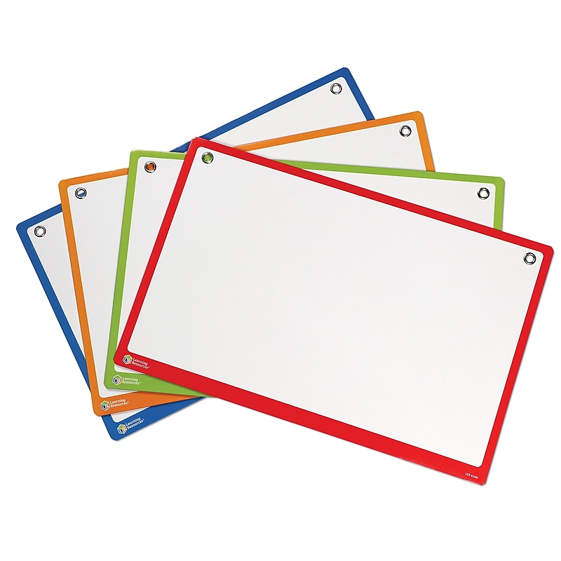 Learning Resources Magnetic Collaboration Boards Classroom Activity Boards, 4 Pieces (LER6370) image 1