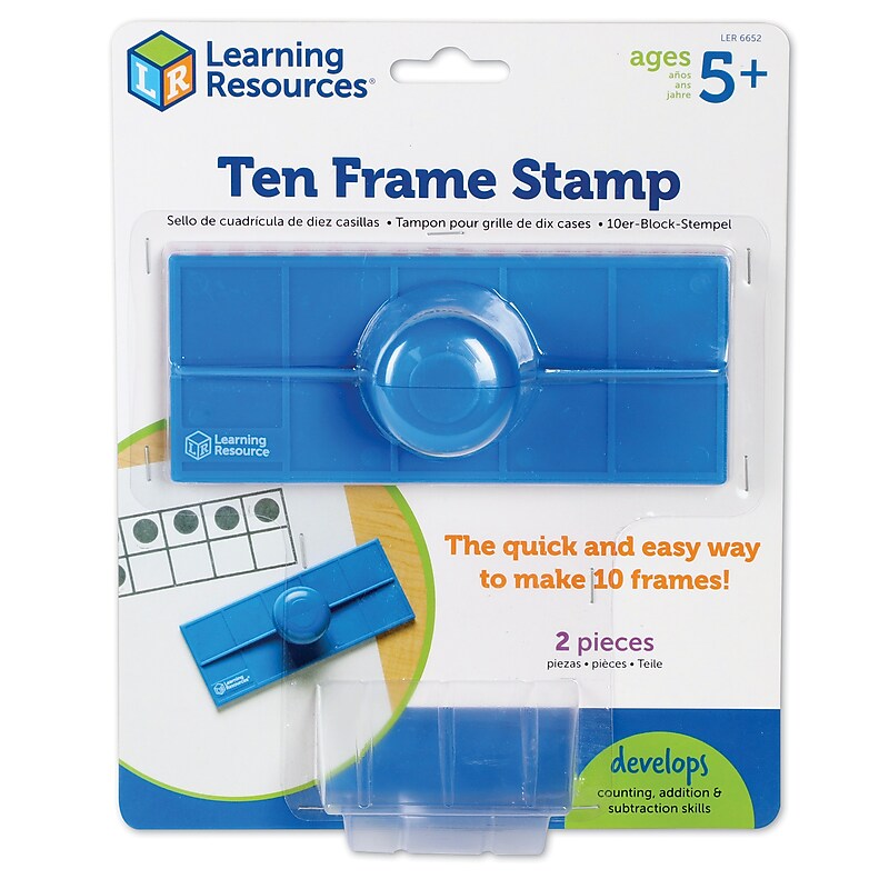Learning Resources Ten Frame Stamps (LER6652) image 1