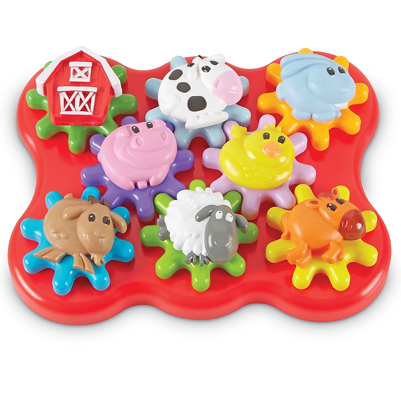 Learning Resources Build & Spin: Farm Friends (LER9221) image 1