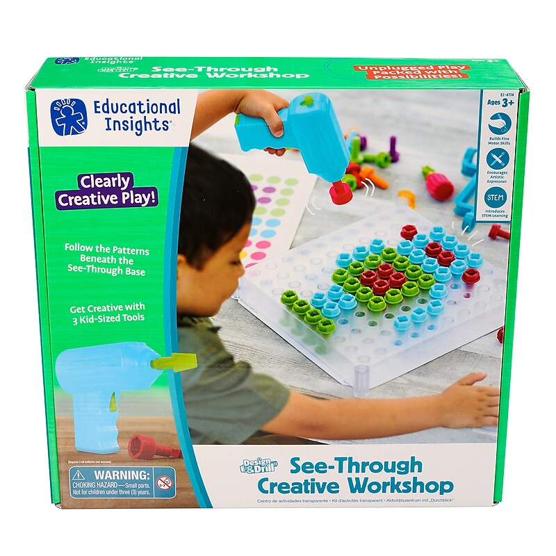 Educational Insights Design & Drill See-Through Creative Workshop (4114) image 1
