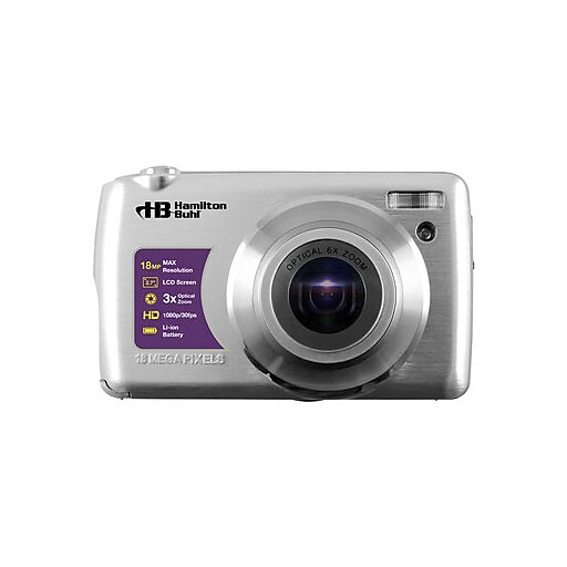 HamiltonBuhl Digital Camera, Silver (CAM17SV) Staples