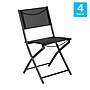Flash Furniture Brazos Commercial Grade Indoor/Outdoor Folding Chairs, Black, 4/Pack (4TLHSC097BLK)~#|#~sp236298068_sc7