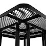 Flash Furniture Creekside Commercial Grade Square Outdoor Picnic Table, Black (SLFEMS46H60LBK)~#|#~sp236298268_sc7