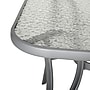 Flash Furniture Tory Commercial Grade Rectangular Patio Table with Umbrella Hole, Silver (TLHSC094LSV)~#|#~sp236298285_sc7
