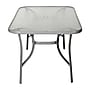 Flash Furniture Tory Commercial Grade Rectangular Patio Table with Umbrella Hole, Silver (TLHSC094LSV)~#|#~sp236298286_sc7