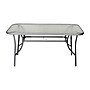 Flash Furniture Tory Commercial Grade Rectangular Patio Table with Umbrella Hole, Silver (TLHSC094LSV)~#|#~sp236298287_sc7