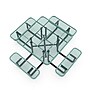 Flash Furniture Creekside Commercial Grade Square Outdoor Picnic Table, Green (SLFEMS46H60LGN)~#|#~sp236298408_sc7