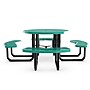 Flash Furniture Creekside Commercial Grade Round Outdoor Picnic Table, Green (SLFEMR46H60LGN)~#|#~sp236298423_sc7
