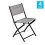 Flash Furniture Brazos Commercial Grade Indoor/Outdoor Folding Chairs, Gray, 4/Pack (4TLHSC097GRY)~#|#~sp236298564_sc7