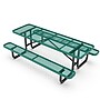 Flash Furniture Mantilla Rectangular Outdoor Picnic Table, 8' Green (SLFEML96H60LGN)~#|#~sp236298643_sc7