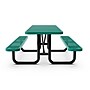 Flash Furniture Mantilla Rectangular Outdoor Picnic Table, 8' Green (SLFEML96H60LGN)~#|#~sp236298655_sc7