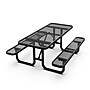 Flash Furniture Mantilla Rectangular Outdoor Picnic Table, 6' Black (SLFEML72H48LBK)~#|#~sp236298801_sc7