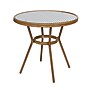 Flash Furniture Bordeaux Indoor/Outdoor French Bistro Table with 2 Stack Chairs, Navy/White, 3/Set (SDA642802001NWN)~#|#~sp236298848_sc7