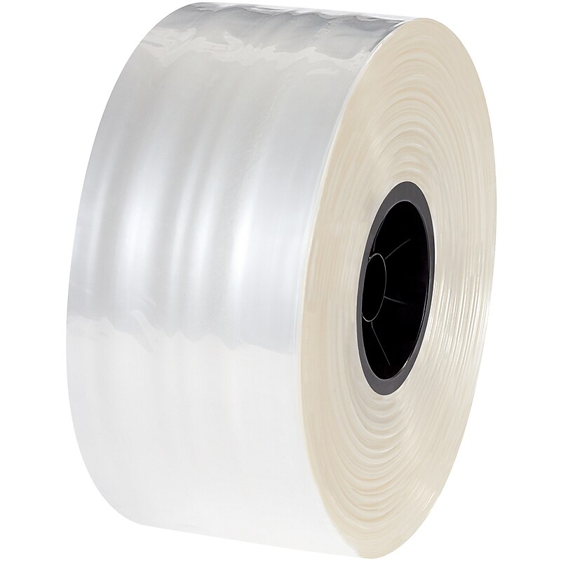 2 Mil. Poly Tubing, 8" x 1000', Clear (PZT0802) image 1
